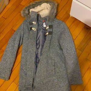 Old Navy Gray Jacket Kids-Girls Xl/14